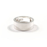 GUCCI Ring Branded Cutout G Silver925 #US 6 1/2 Silver unisex Second hand