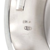 GUCCI Ring Branded Cutout G Silver925 #US 6 1/2 Silver unisex Second hand