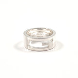 GUCCI Ring Branded Cutout G Silver925 #US 5 1/2 Silver Women Second hand