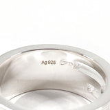 GUCCI Ring Branded Cutout G Silver925 #US 5 1/2 Silver Women Second hand