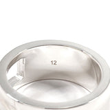 GUCCI Ring Branded Cutout G Silver925 #US 5 1/2 Silver Women Second hand
