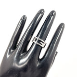 GUCCI Ring Branded Cutout G Silver925 #US 5 1/2 Silver Women Second hand