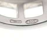 GUCCI Ring open square Silver925 #US 6 Silver unisex Second hand