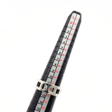 GUCCI Ring open square Silver925 #US 6 Silver unisex Second hand