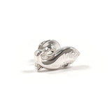 Georg Jensen Brooch Vintage lapel pin fish Silver925 Silver mens Second hand