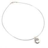 TIFFANY&Co. Necklace Pierced Heart Silver925 Silver Women Second hand