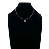 TIFFANY&Co. Necklace Pierced Heart Silver925 Silver Women Second hand