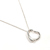TIFFANY&Co. Necklace Open heart Elsa Peretti Silver925 Silver Women Second hand