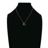 TIFFANY&Co. Necklace Open heart Elsa Peretti Silver925 Silver Women Second hand