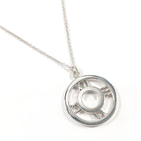 TIFFANY&Co. Necklace Atlas Open Medallion Silver925 Silver unisex Second hand