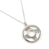 TIFFANY&Co. Necklace Atlas Open Medallion Silver925 Silver unisex Second hand
