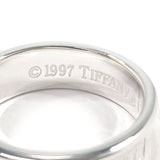 TIFFANY&Co. Ring 1837 Medium Silver925 #US 7 Silver mens Second hand