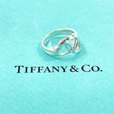 TIFFANY&Co. Ring Triple heart Silver925 #US 4 1/2 Silver Women Second hand