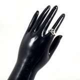 TIFFANY&Co. Ring Triple heart Silver925 #US 4 1/2 Silver Women Second hand