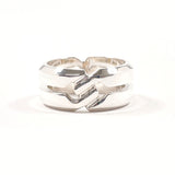 GUCCI Ring Knot infinity Silver925 #US 8 3/4 Silver mens Second hand