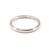 CARTIER Ring Damour Wedding Ring Pt950Platinum #US 4 3/4 Silver Women Second hand