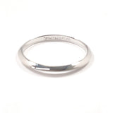 TIFFANY&Co. Ring Knife edge Pt950Platinum #US 8 1/4 Silver mens Second hand