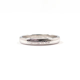 TIFFANY&Co. Ring Notes Pt950Platinum #US 6 1/2 Silver Women Second hand
