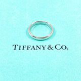 TIFFANY&Co. Ring Wedding band ring Forever Pt950Platinum #US 5 1/4 Silver Women Second hand