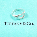 TIFFANY&Co. Ring Open heart Elsa Peretti Silver925 #US 5 1/2 Silver Women Second hand