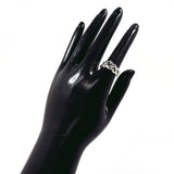 TIFFANY&Co. Ring Triple rubbing heart Paloma Picasso Silver925 #US 5 1/4 Silver Women Second hand