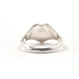 GUCCI Ring 645544 J8410 1184 Heart Interlocking G Silver925/enamel #US 6 1/2 Silver Women Second hand
