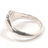 GUCCI Ring 645544 J8410 1184 Heart Interlocking G Silver925/enamel #US 6 1/2 Silver Women Second hand