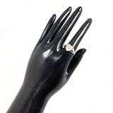 GUCCI Ring 645544 J8410 1184 Heart Interlocking G Silver925/enamel #US 6 1/2 Silver Women Second hand