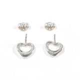 TIFFANY&Co. earring Open heart Elsa Peretti Silver925 Silver Women Second hand