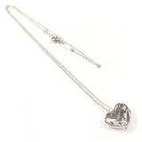 TIFFANY&Co. Necklace Curved heart Elsa Peretti Silver925 Silver Women Second hand