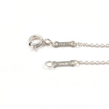 TIFFANY&Co. Necklace Curved heart Elsa Peretti Silver925 Silver Women Second hand