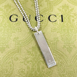 GUCCI Necklace 010595 09840 0006 plate Double Ball Chain Silver925 Silver unisex Second hand