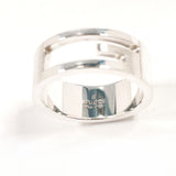 GUCCI Ring Branded Cutout G Silver925 #US 7 3/4 Silver mens Second hand