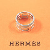 HERMES Ring Move ash Silver925 #US 5 1/4 Silver Silver Women Second hand