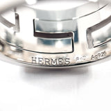 HERMES Ring Move ash Silver925 #US 5 1/4 Silver Silver Women Second hand