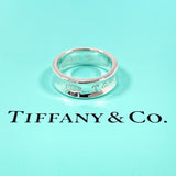 TIFFANY&Co. Ring 1837 Medium Silver925 #US 6 1/2 Silver unisex Second hand