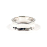 TIFFANY&Co. Ring 1837 Medium Silver925 #US 6 1/2 Silver unisex Second hand