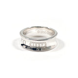 TIFFANY&Co. Ring 1837 Medium Silver925 #US 6 1/2 Silver unisex Second hand