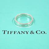 TIFFANY&Co. Ring 1837 Narrow Silver925 #US 7 Silver mens Second hand