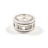 TIFFANY&Co. Ring Atlas Silver925 #US 7 Silver mens Second hand