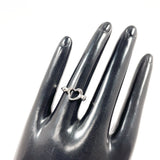 TIFFANY&Co. Ring Open heart Elsa Peretti Silver925 #US 4 3/4 Silver Women Second hand