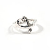 TIFFANY&Co. Ring Loving heart Paloma Picasso Silver925 #US 6 Silver Women Second hand