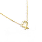 TIFFANY&Co. Necklace Loving heart Paloma Picasso K18 yellow gold gold Women Second hand