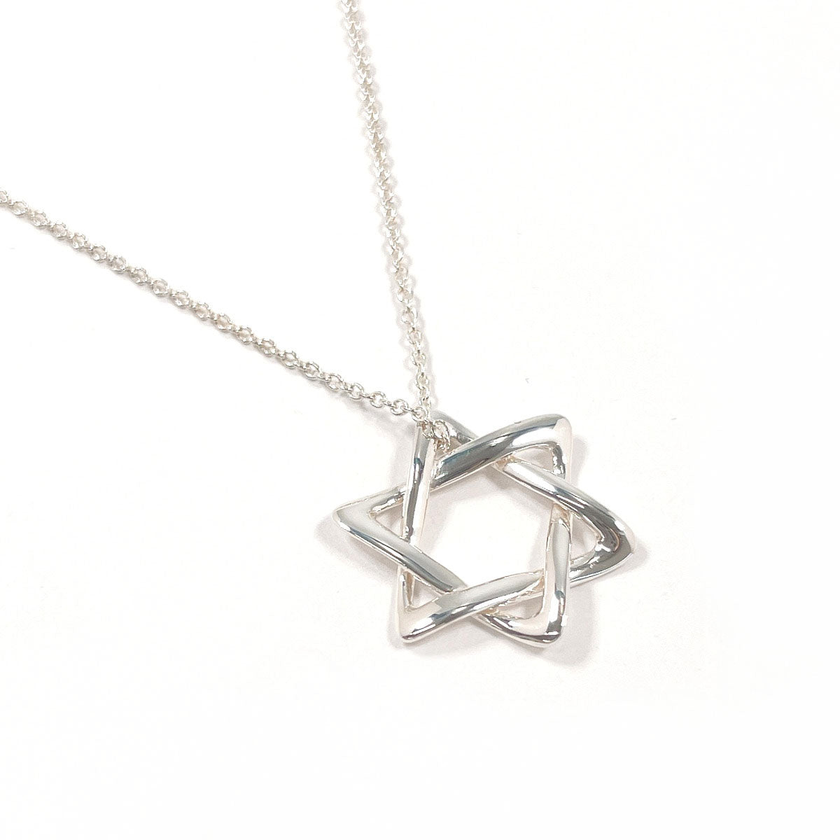 TIFFANY&Co. Necklace Star of david Elsa Peretti Silver925  Tiffany & Co. Elsa Peretti Sterling Silver Mini Aegean Star Pendant Necklace main image 0