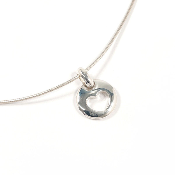 TIFFANY&Co. Necklace Pierced Heart Silver925 Silver Women Second