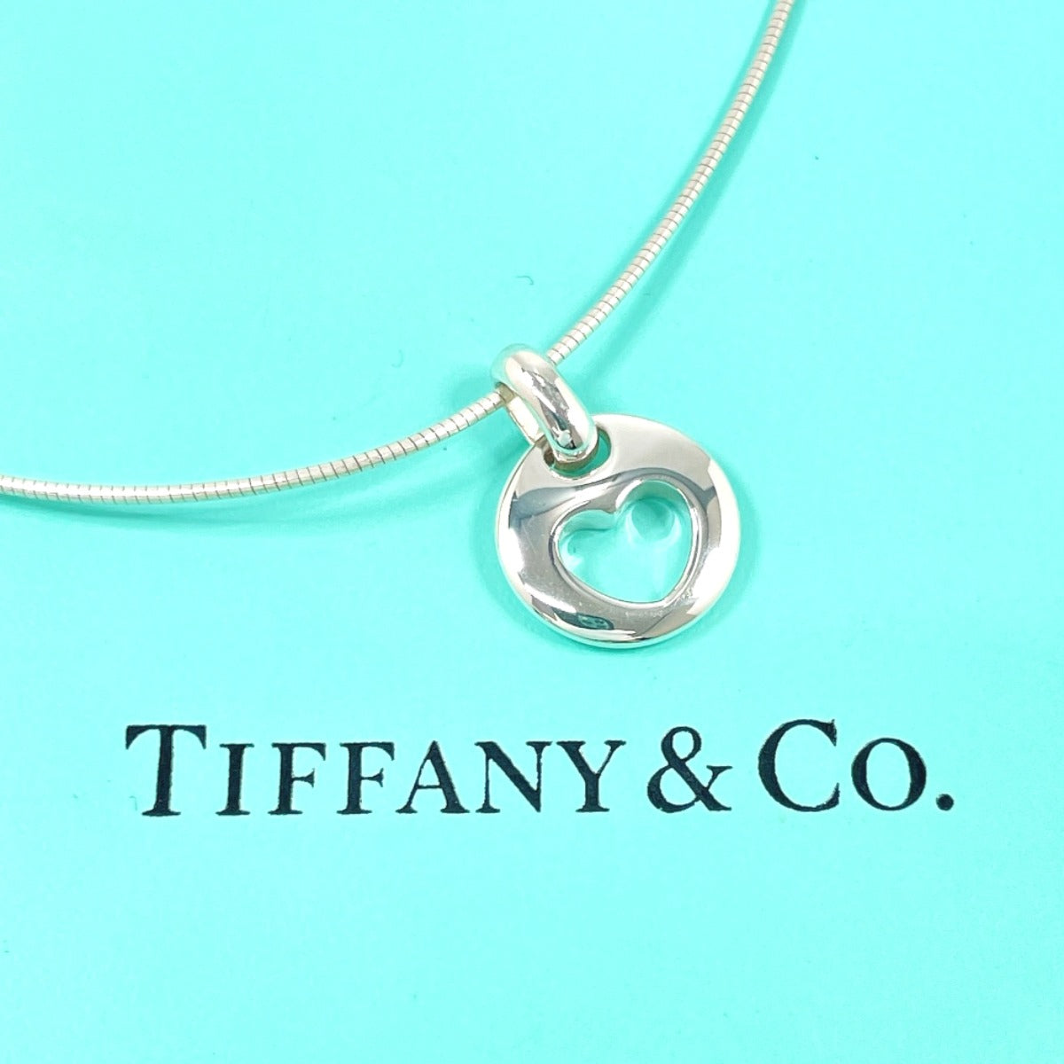希少✨Karl's Secrets / Tiffany Cooper パリ購入品 TIFFANY&Co. Necklace Pierced Heart Silver925 Silver Women Second