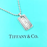 TIFFANY&Co. Necklace Atlas plate Ball chain Silver925 Silver unisex Second hand