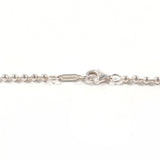 TIFFANY&Co. Necklace Atlas plate Ball chain Silver925 Silver unisex Second hand