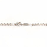 TIFFANY&Co. Necklace Atlas plate Ball chain Silver925 Silver unisex Second hand