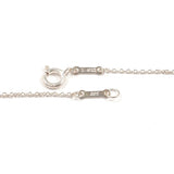 TIFFANY&Co. Necklace Letter K Initial Elsa Peretti Silver925 Silver Women Second hand